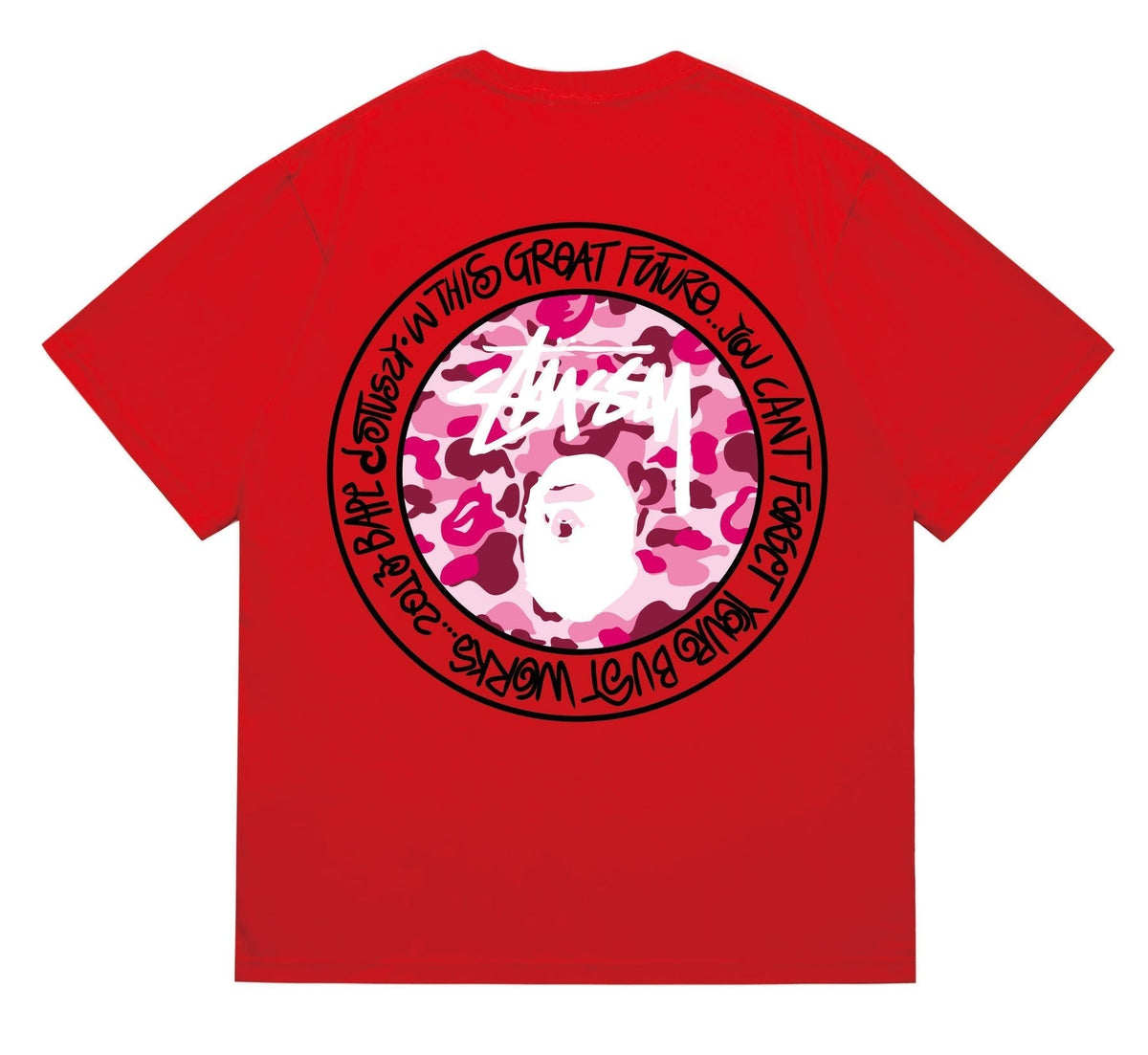 BAPE Circular Back Graphic T-Shirt — back