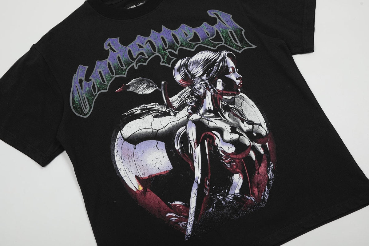Godspeed Gothic Graphic T-Shirt — detail